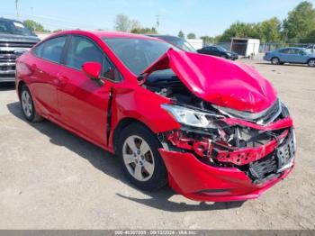  Salvage Chevrolet Cruze