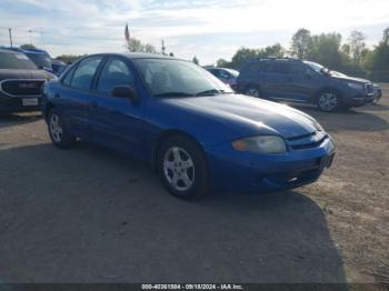  Salvage Chevrolet Cavalier