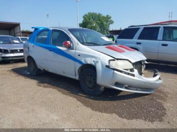  Salvage Chevrolet Aveo