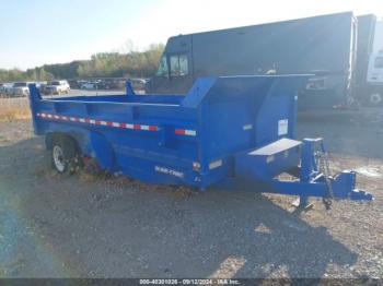  Salvage Sure-trac Tandem Axle Dump Trailer