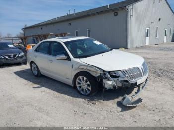  Salvage Lincoln MKZ Hybrid