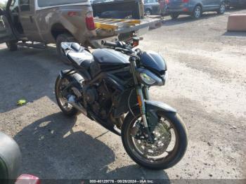  Salvage Triumph Motorcycle Street Triple