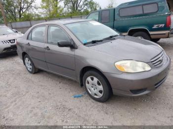  Salvage Toyota Corolla