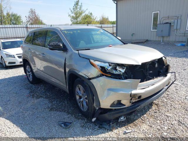  Salvage Toyota Highlander