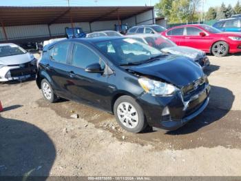  Salvage Toyota Prius c