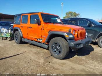  Salvage Jeep Wrangler