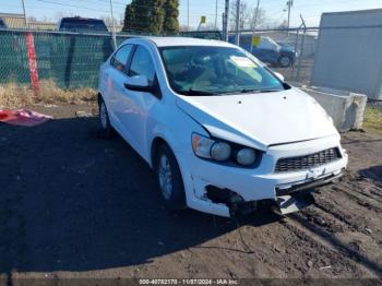  Salvage Chevrolet Sonic