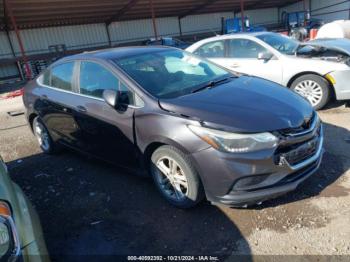  Salvage Chevrolet Cruze