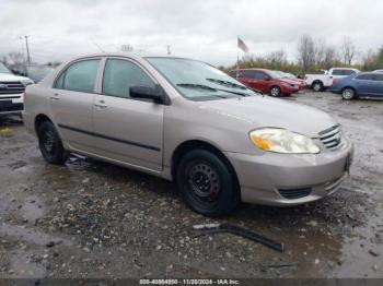  Salvage Toyota Corolla