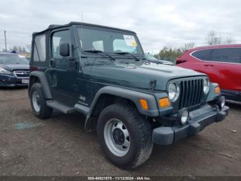  Salvage Jeep Wrangler