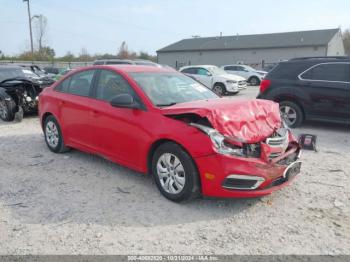  Salvage Chevrolet Cruze