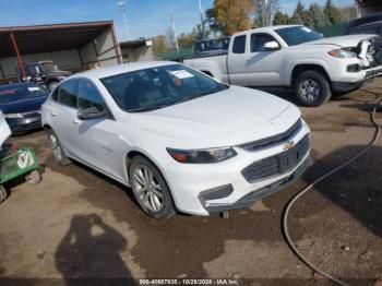  Salvage Chevrolet Malibu