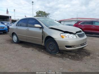  Salvage Toyota Corolla