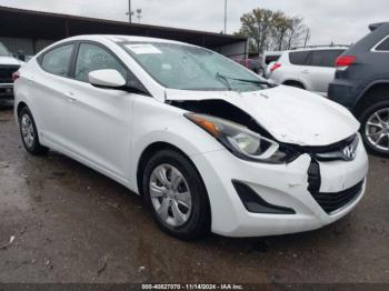  Salvage Hyundai ELANTRA