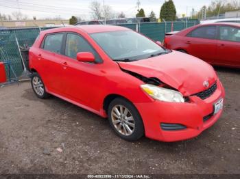  Salvage Toyota Matrix