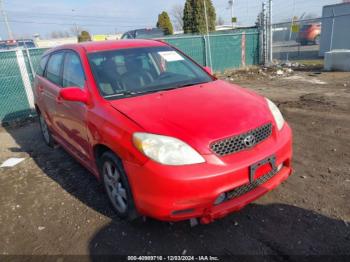  Salvage Toyota Matrix