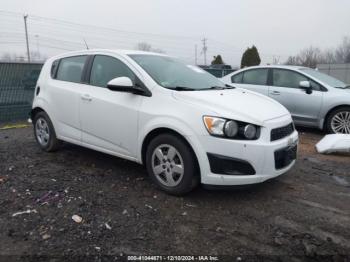  Salvage Chevrolet Sonic