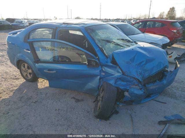  Salvage Chevrolet Aveo