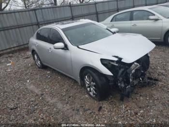  Salvage INFINITI G35x