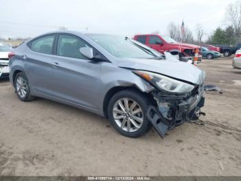  Salvage Hyundai ELANTRA