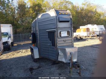  Salvage Rice Trailers 11  Tandem Axle Livestock