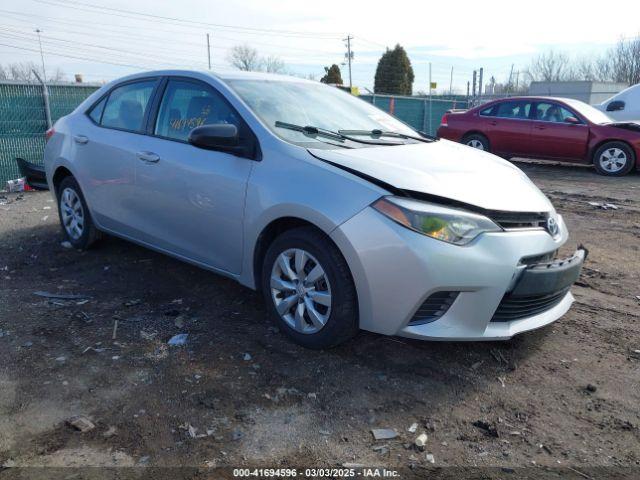  Salvage Toyota Corolla