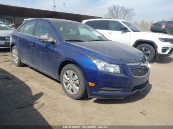  Salvage Chevrolet Cruze