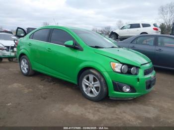  Salvage Chevrolet Sonic