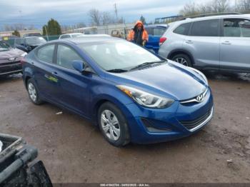  Salvage Hyundai ELANTRA