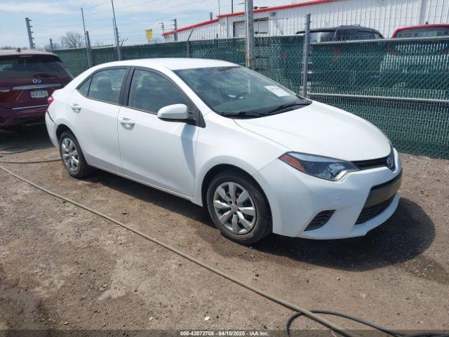  Salvage Toyota Corolla