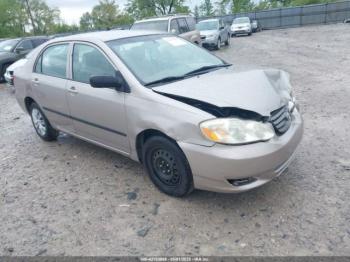  Salvage Toyota Corolla