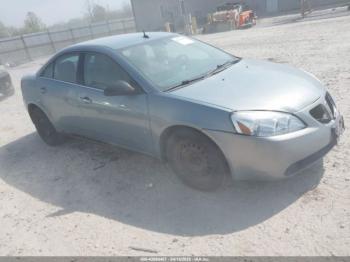  Salvage Pontiac G6