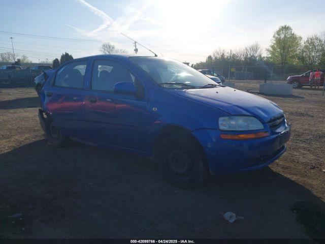  Salvage Chevrolet Aveo