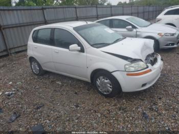  Salvage Chevrolet Aveo 5