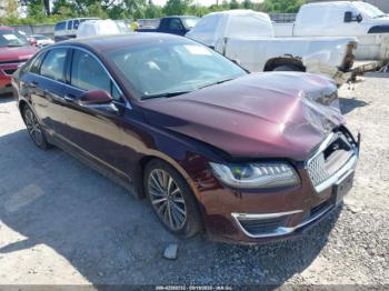  Salvage Lincoln MKZ