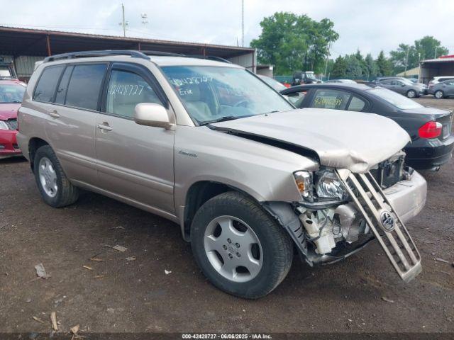  Salvage Toyota Highlander