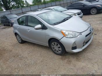  Salvage Toyota Prius c