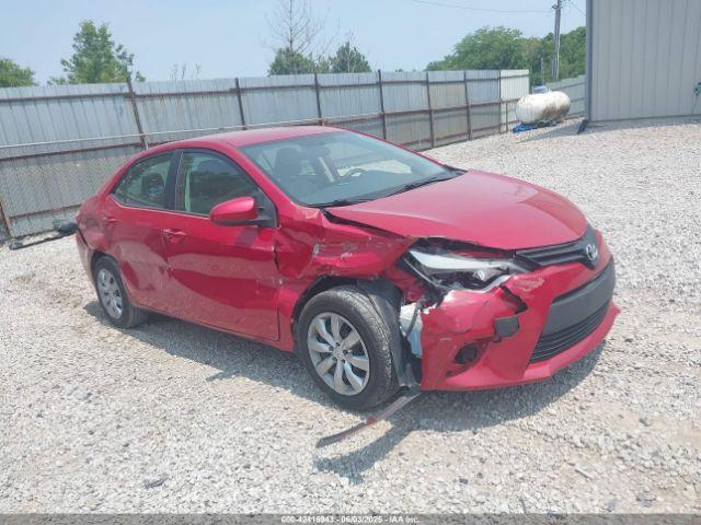 Salvage Toyota Corolla