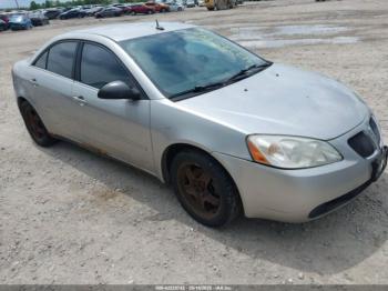  Salvage Pontiac G6