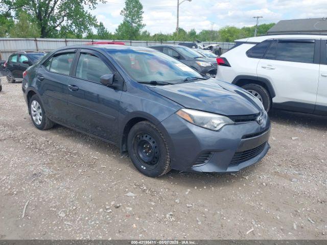  Salvage Toyota Corolla