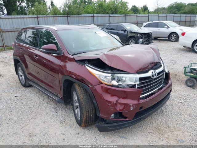  Salvage Toyota Highlander