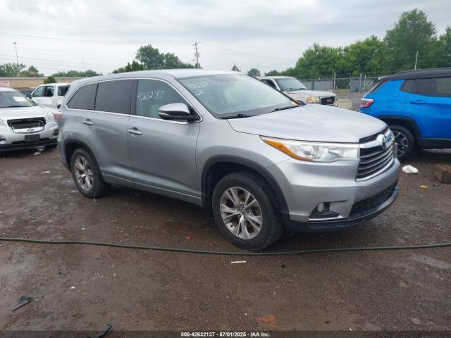  Salvage Toyota Highlander