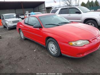  Salvage Chevrolet Monte Carlo