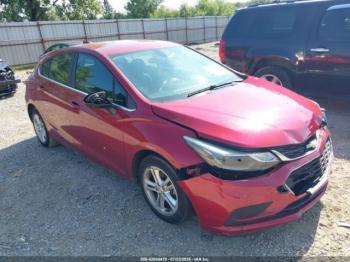  Salvage Chevrolet Cruze