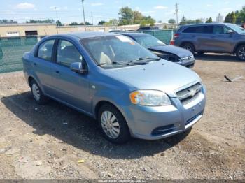  Salvage Chevrolet Aveo
