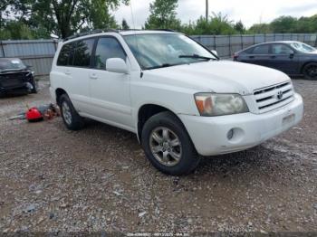  Salvage Toyota Highlander