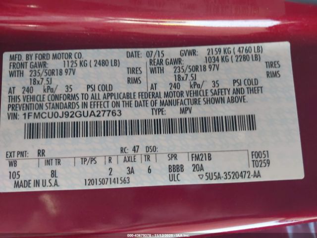 Ford Escape Titanium Image 13