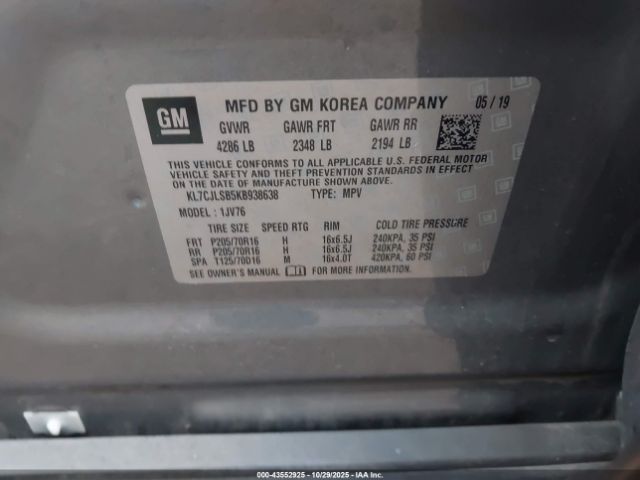 Chevrolet Trax Lt Image 11