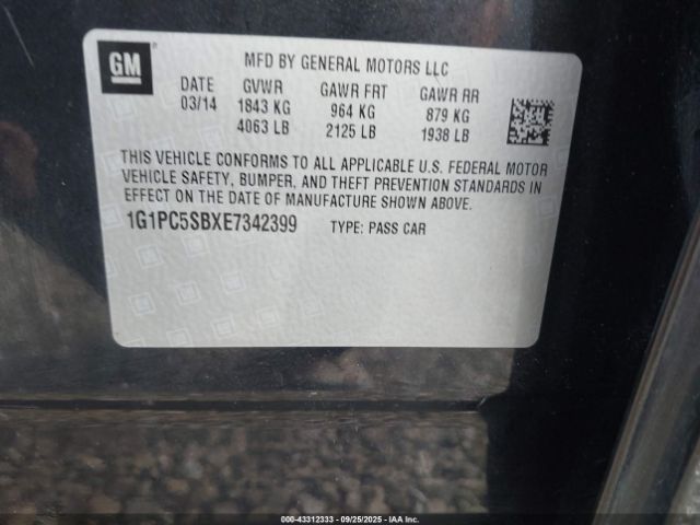 Chevrolet Cruze 1lt Auto Image 6