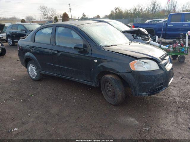  Salvage Chevrolet Aveo